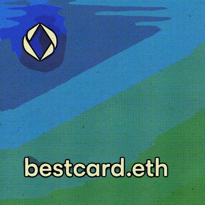 bestcard.eth Ethereum Name Service (ENS and .eth domain) PFP