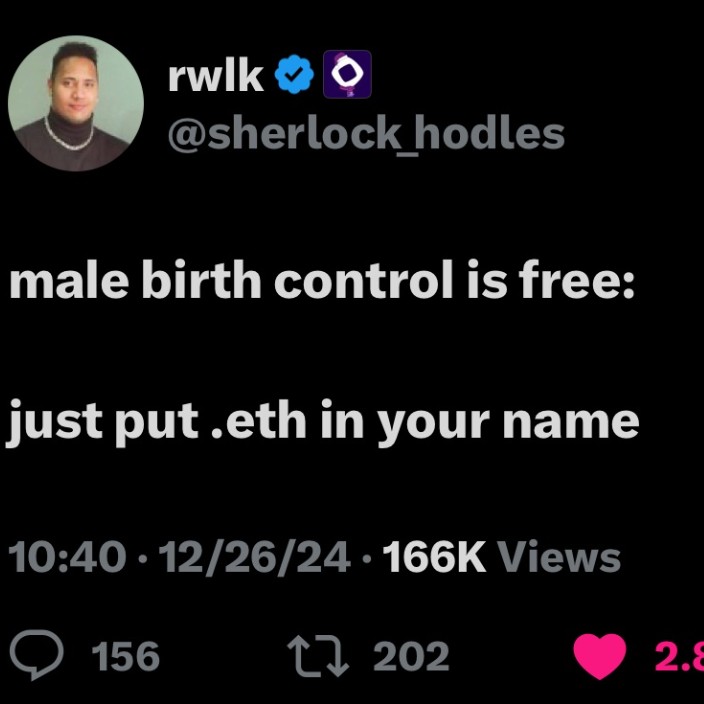 birthcontrol.eth Ethereum Name Service (ENS and .eth domain) PFP