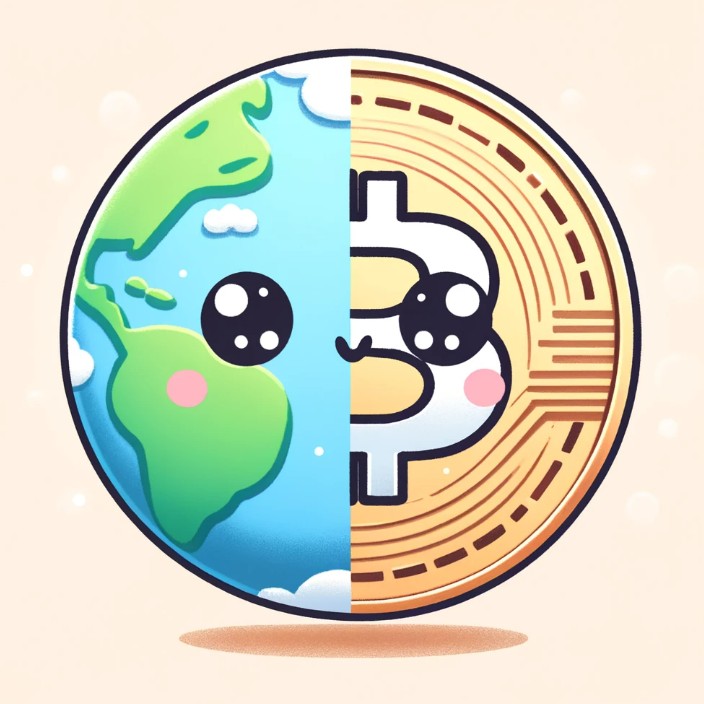 Bitcoin.$earth.eth (bitcoin.$earth.eth) Ethereum Name Service (ENS and .eth domain) PFP