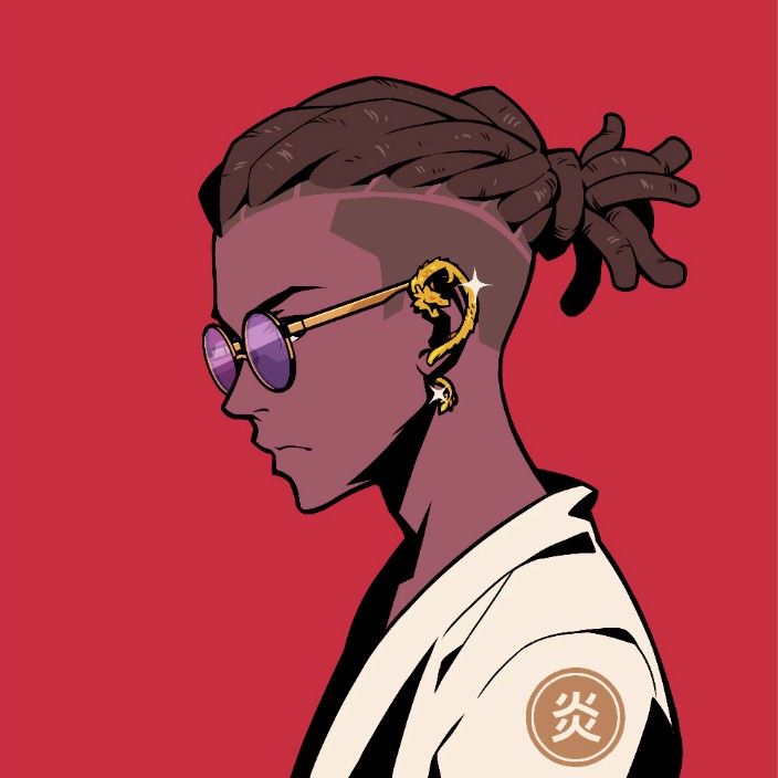 Rōnin (kagutsuchi.eth) Ethereum Name Service (ENS and .eth domain) PFP