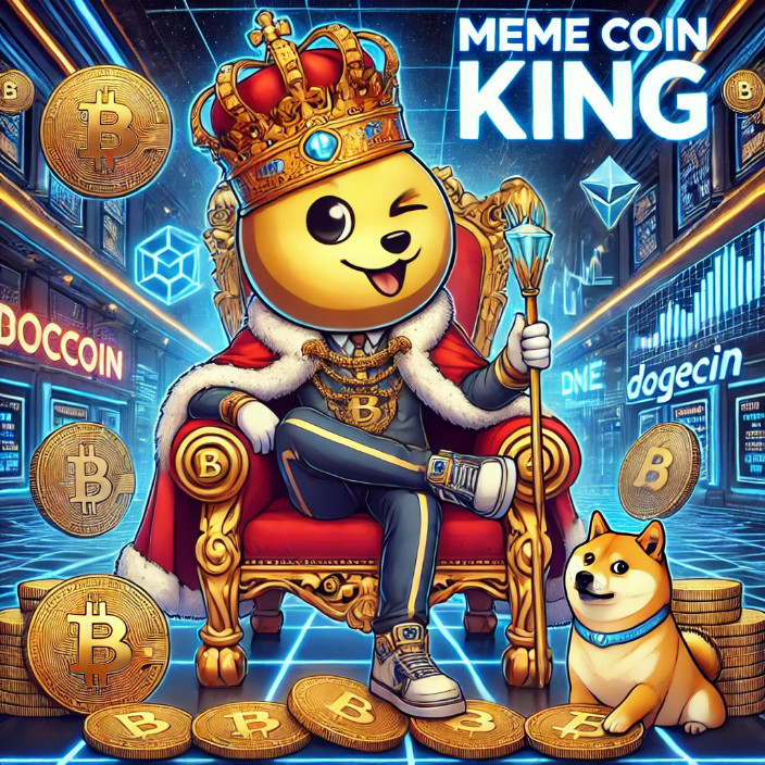 memecoinking.eth Ethereum Name Service (ENS and .eth domain) PFP