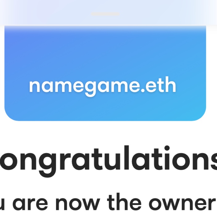 namegame.eth Ethereum Name Service (ENS and .eth domain) PFP