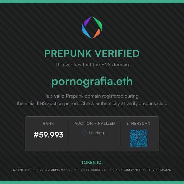Goldboss.eth (pornografia.eth) Ethereum Name Service (ENS and .eth domain) PFP