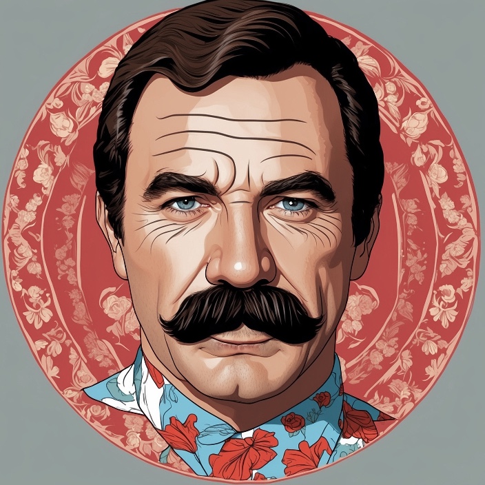 pornstache.eth Ethereum Name Service (ENS and .eth domain) PFP