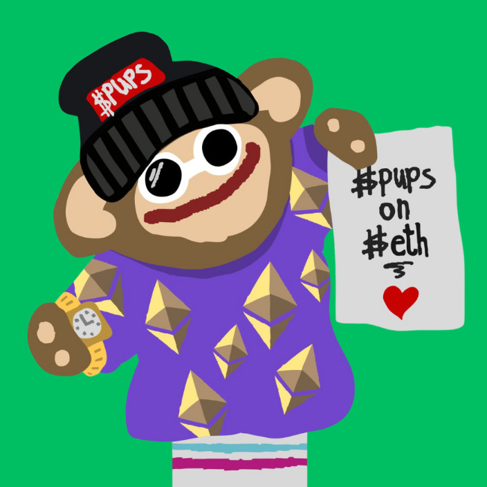 PUPS on ETH (pupsonethdeployer.eth) Ethereum Name Service (ENS and .eth domain) PFP