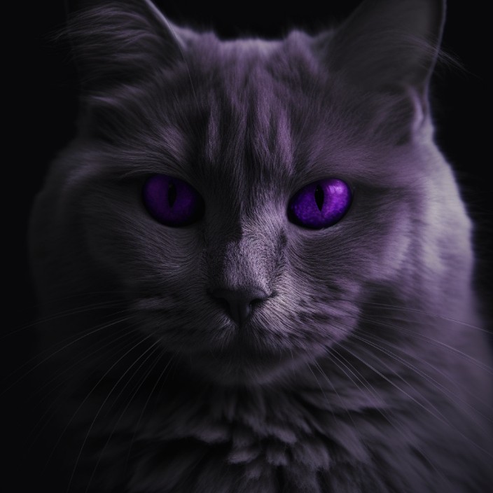 Purple Cat (purplecat.eth) Ethereum Name Service (ENS and .eth domain) PFP