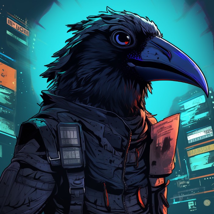 小烏鴉Ma𝕏 (soaringcrowz.eth) Ethereum Name Service (ENS and .eth domain) PFP